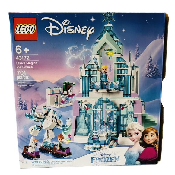 LEGO Disney Frozen 43172 Elsa's Magical Ice Palace Complete Manual Box Separator - Picture 14 of 15